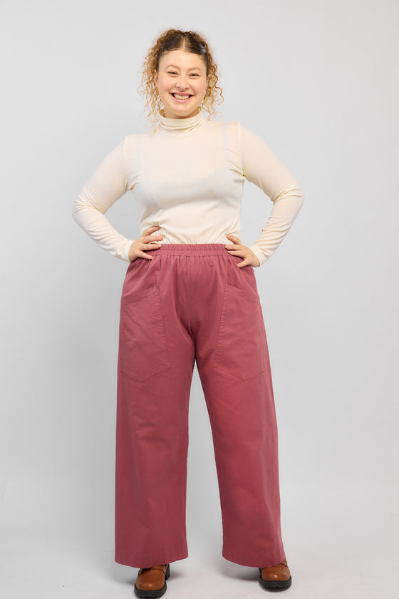 Lilah Pants - Cherry
