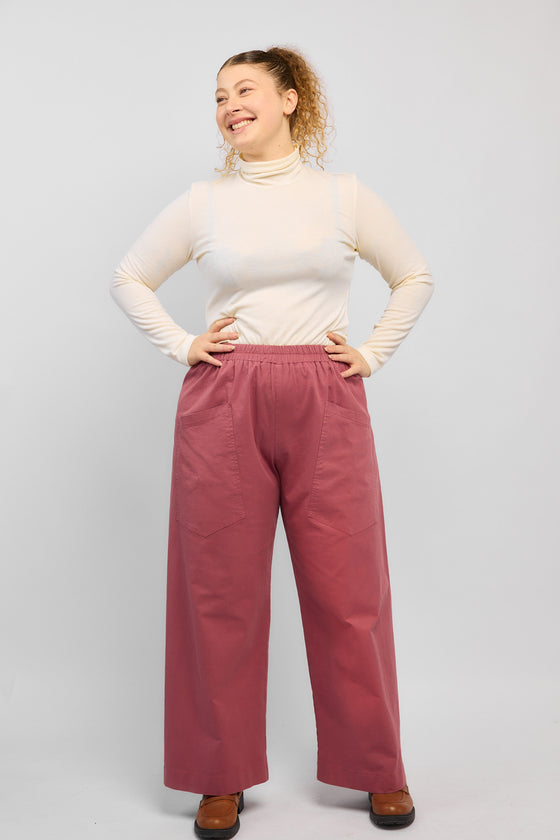 Lilah Pants - Cherry