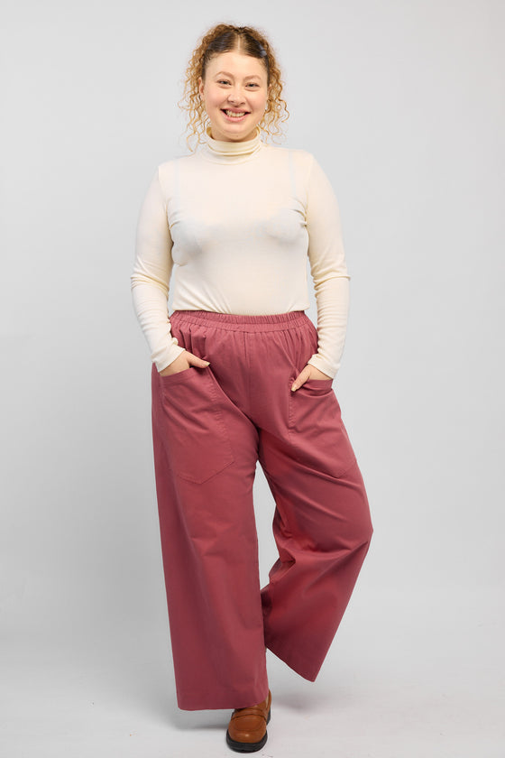 Lilah Pants - Cherry