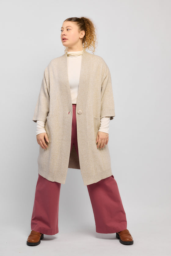 Woodstock Cardigan - Stone