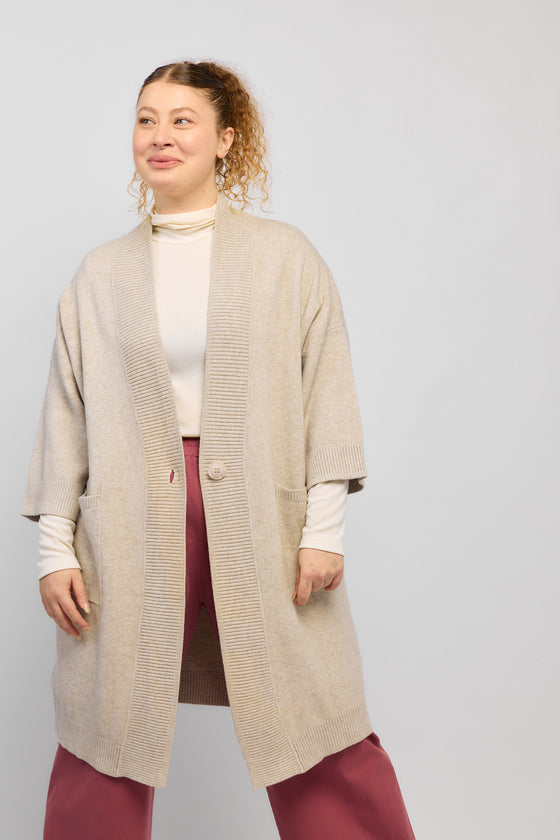 Woodstock Cardigan - Stone