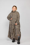 Nina winter Dress - Leopard