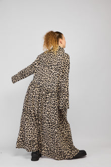  Nina winter Dress - Leopard