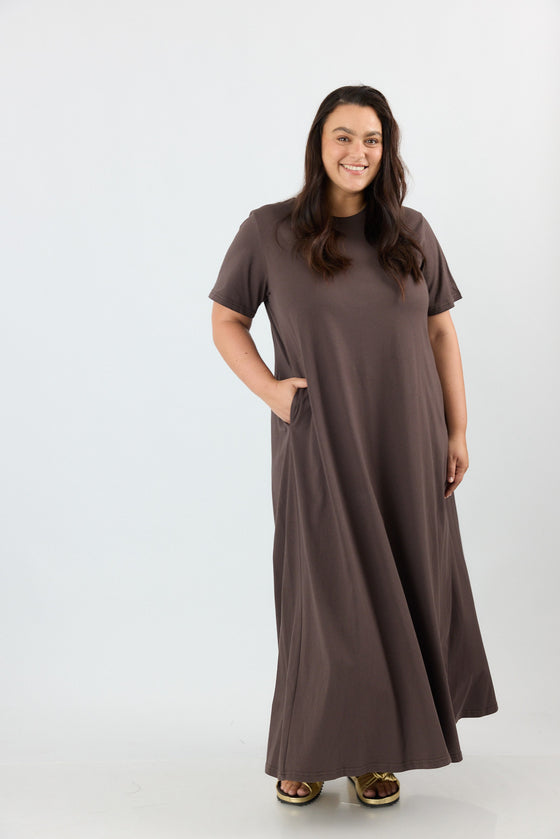 Sunrise maxi - Brown