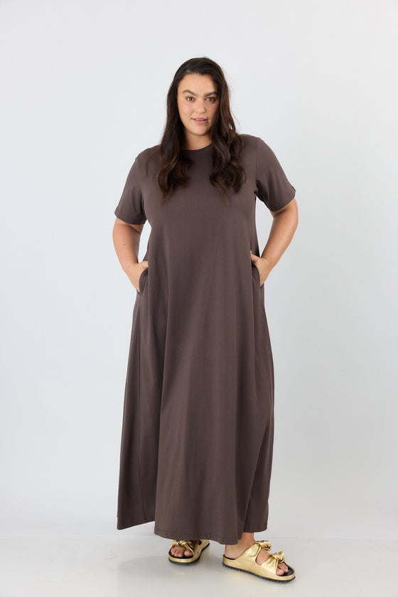 Sunrise maxi - Brown