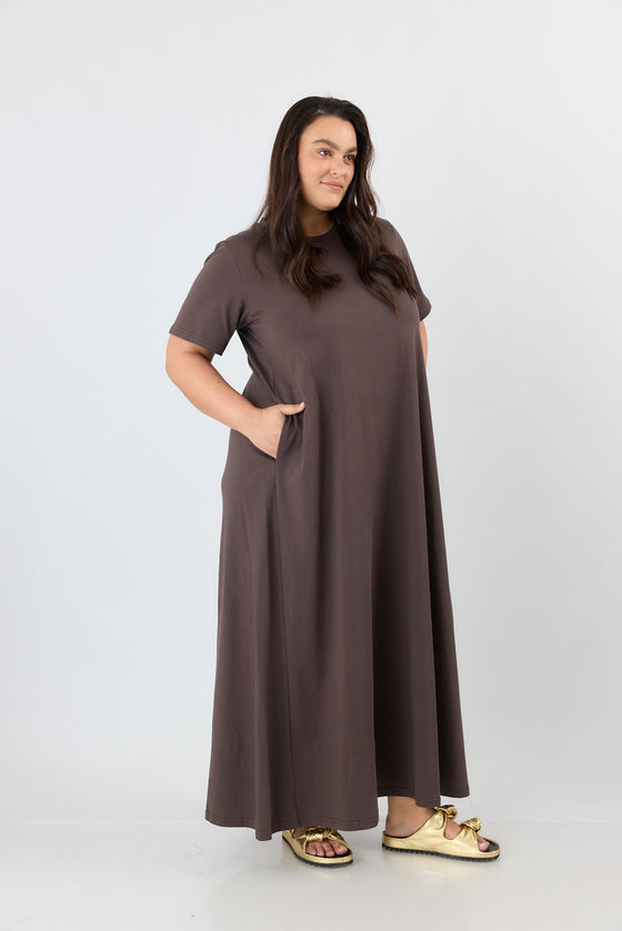 Sunrise maxi - Brown