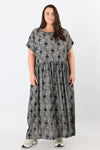 Nina Dress - Black pattern