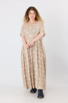 Nina Dress - Sand pattern