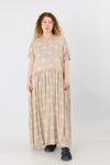 Nina Dress - Sand pattern