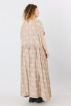 Nina Dress - Sand pattern