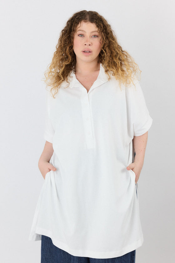 Roxanne tunic - White