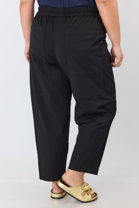 Plum cargo pants - Black