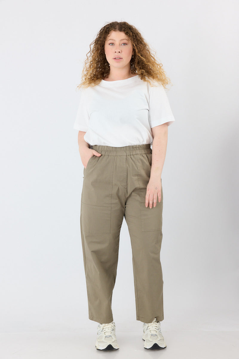 Plum cargo pants - Olive