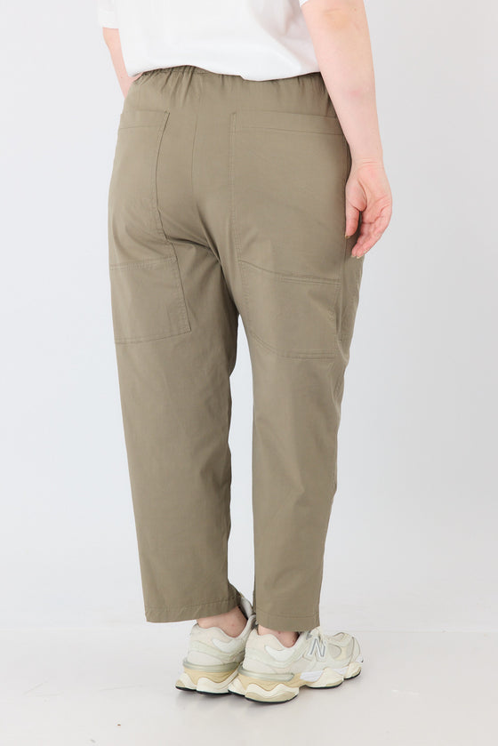 Plum cargo pants - Olive