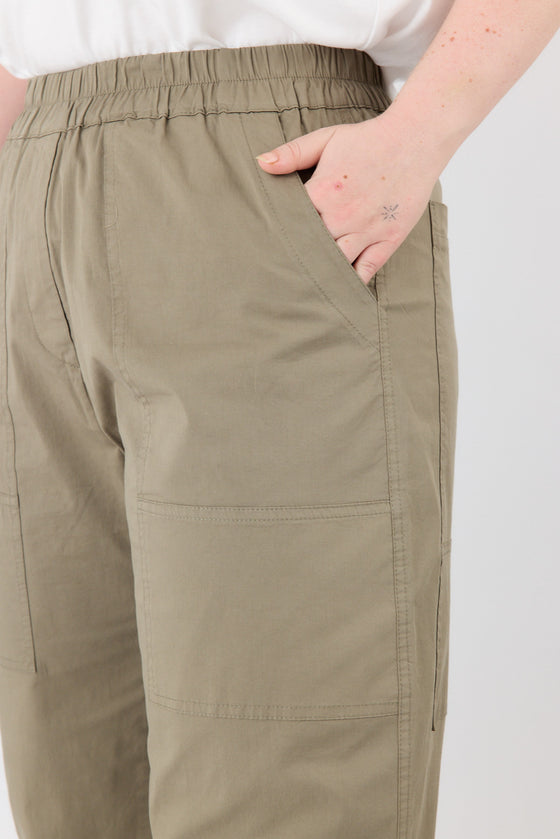 Plum cargo pants - Olive