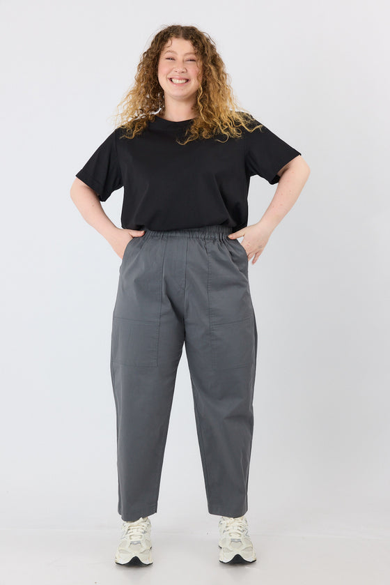 Plum cargo pants - Grey