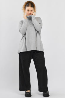  Smile top - Shiny Grey