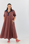 Angel dress - Ruby stripes