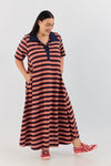 Angel dress - Ruby stripes