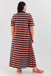 Angel dress - Ruby stripes