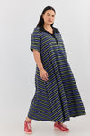 Angel dress - Purple stripes