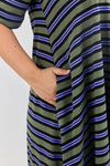Angel dress - Purple stripes