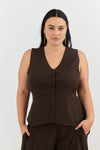 Tony vest - Brown