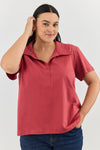 Angel top - Raspberry