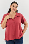 Angel top - Raspberry