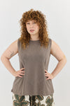 Slub top - Mocha