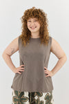 Slub top - Mocha