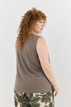 Slub top - Mocha