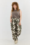 Naga Pants - Green flowers