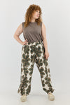 Naga Pants - Green flowers