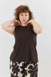 Slub top - Brown