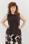 Slub top - Brown