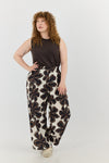 Naga Pants - Brown flowers