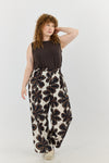 Naga Pants - Brown flowers