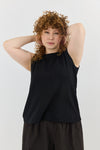 Slub top - Black