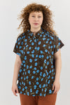Vintage shirt - Flowers Brown