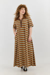 Angel dress - Brown stripes