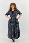 Angel dress - Purple stripes