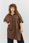 Roxanne tunic - Brown