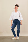 Lennon Jeans - Ripped medium blue