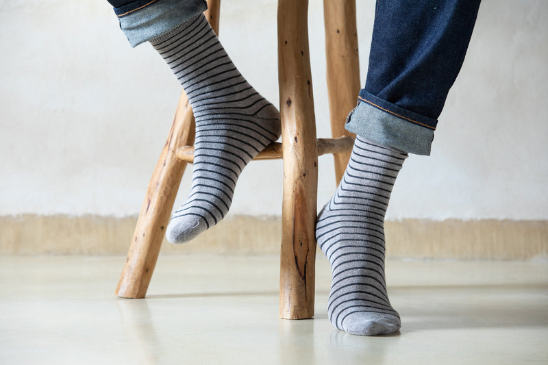 Small stripes socks - beige