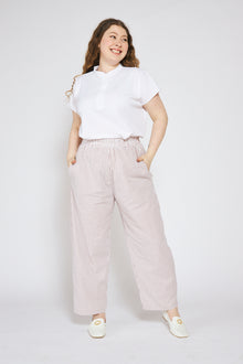  Earth pants - Moca stripes