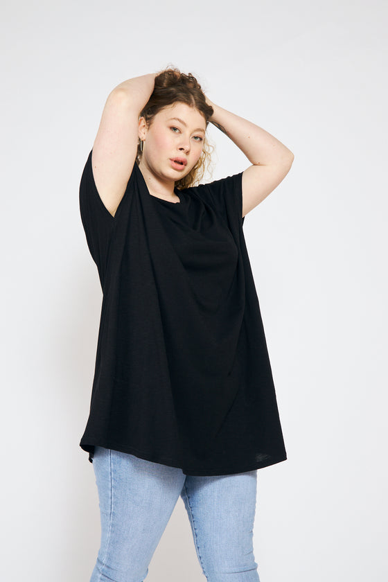 Apricot top - Black