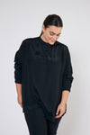 New Blush Shirt - Black (7385418498240)