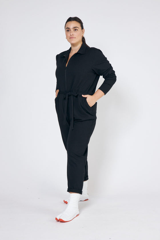 Bass Jumpsuit - Black (7393027784896)