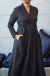 Joanne Winter Dress - Grey